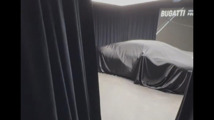 Teaser Video: Η νέα Bugatti κρύβεται κάτω από ένα σεντόνι 